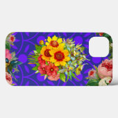 Aangepaste Monogrammed iPhone 13 Hoesje, Floral ho Case-Mate iPhone Case (Achterkant (horizontaal))