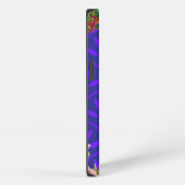 Aangepaste Monogrammed iPhone 13 Hoesje, Floral ho Hoesje (Rechterkant)