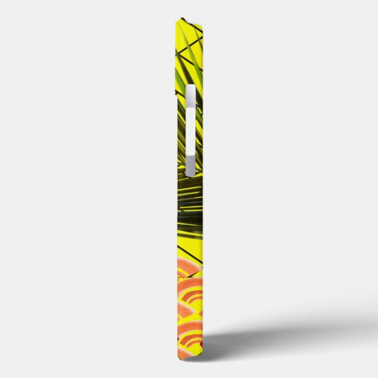 Aangepaste Monogrammed iPhone 13 Hoesje – Geel (Achterkant / Links)