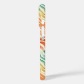 Aangepaste Monogrammed Waterverf Artistic Pattern Case-Mate iPhone Case (Achterkant / Links)