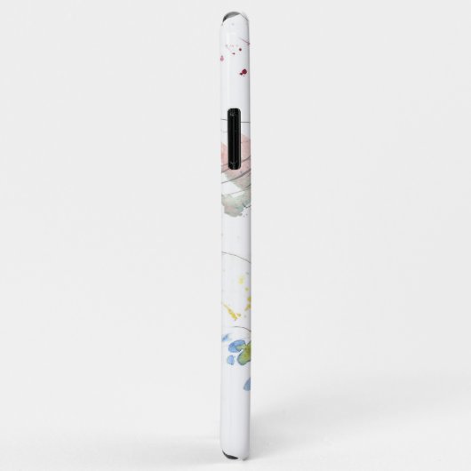 Aangepaste monogrammen schattige kleuren voor het  Case-Mate iPhone case (Achterkant/rechts)