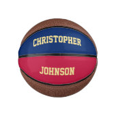 Aangepaste monogrammen Team Club School Player Naa Basketbal (Voorkant)