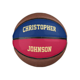 Aangepaste monogrammen Team Club School Player Naa Basketbal