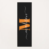Aangepaste monogramnaam yogamat (Voorkant)