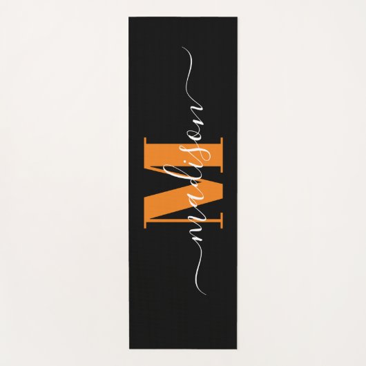 Aangepaste monogramnaam yogamat (Voorkant)