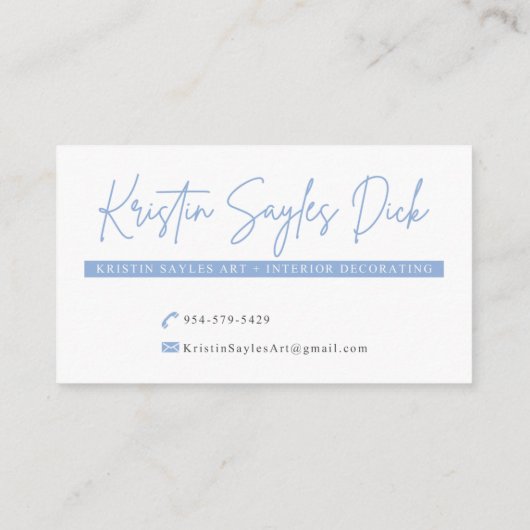 Aangepaste monokaarten niet bewerkt visitekaartje (Achterkant)