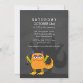 Aangepaste monster Mash Halloween Bash-uitnodiging Kaart (Achterkant)