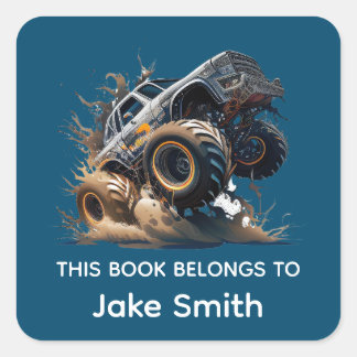 Aangepaste Monster Truck Sticker voor Kinderen Per