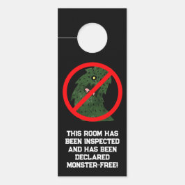 Aangepaste Monster-vrije kamer deur hanger