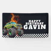 Aangepaste monstertruck indoor outdoor vinyl verja spandoek (Horizontaal)