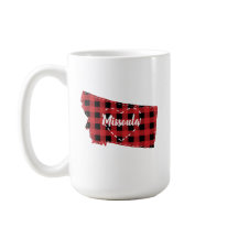 Aangepaste Montana Home State Buffel Plaid Kerstmi