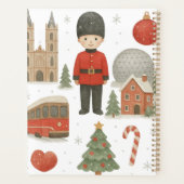 Aangepaste Montreal Kerst Watercolor Planner 2026  (Achterkant)