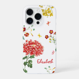 Aangepaste Mooie Cute Kleur Bloemen Tuin Hand Gete iPhone 16 Pro Hoesje