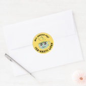 Aangepaste Mooie Geweldige Werk Student Beloning Ronde Sticker (Envelop)