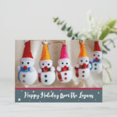 Aangepaste Mooie Kerst Kaart (Staand voorkant)