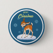 Aangepaste Mooie Kerst thema Knop
