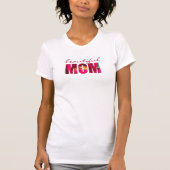 Aangepaste "Mooie Moeder" Floral Roze Moeder cadea T-shirt (Voorkant)