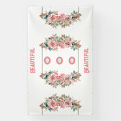 Aangepaste mooie tekst trouwborden poster banners (Verticaal)