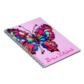Aangepaste, mooie vlinderlaptop notitieboek (Rechterzijde)