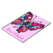 Aangepaste, mooie vlinderlaptop notitieboek (Linkerzijde)
