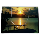 Aangepaste mooie zonsondergang Zee Sky in Bali Fot Groot Cadeauzakje (Voorkant)