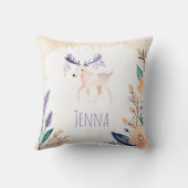 Aangepaste Moose Kussen Boho Design - (Achterkant)