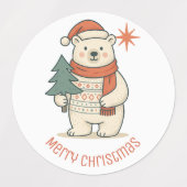 Aangepaste Mop Polar Beer, Hond, Pinguïn Scandinav Labels (Design 1)