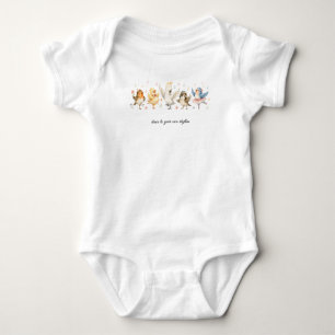 Aangepaste Mopshagedis Dansvogels Baby Body Romper