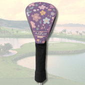 Aangepaste Mopshoege Vintage Bloem Geschenken voor Golfheadcover