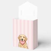 Aangepaste Mopshond met Roze Hart Bedankt Bedankdoosjes (Geopend)