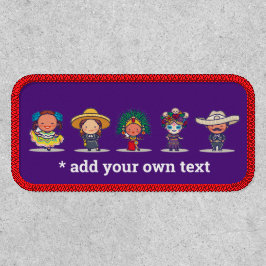 Aangepaste Mopshond Mexicaanse Karakter Set Kawaii