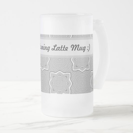 Aangepaste Morning Latte Mok (Voorkant rechts)