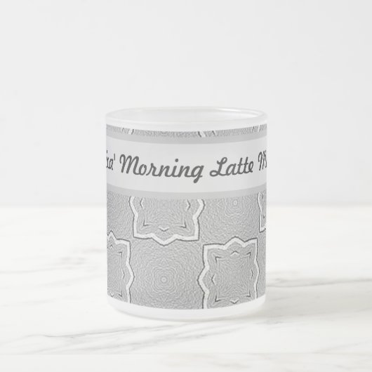 Aangepaste Morning Latte Mok (Center)