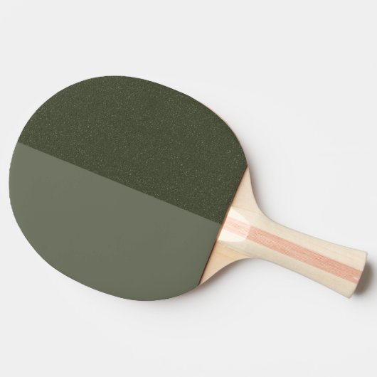 Aangepaste mos groen gespikkelde Split Ping Pong P Tafeltennisbatje (Zijkant)