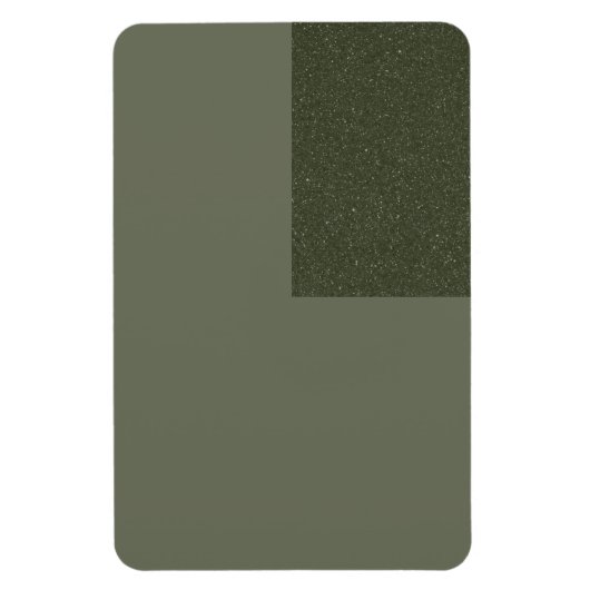 Aangepaste mos groene magneet met getextureerd acc (Verticaal)