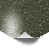 Aangepaste mos groene ruis textuur foto vergroting afdruk (Hoek)