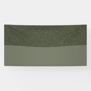 Aangepaste mosgroene gespleten eventbanner spandoek