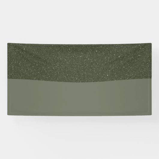 Aangepaste mosgroene gespleten eventbanner spandoek (Horizontaal)