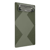 Aangepaste mosgroene mini klembord (Schuin)