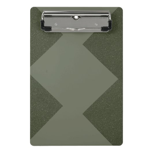 Aangepaste mosgroene mini klembord (Voorkant)