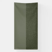 Aangepaste mosgroene textuur gespleten banner (Verticaal)