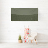 Aangepaste mosgroene textuur gespleten banner (Insitu)