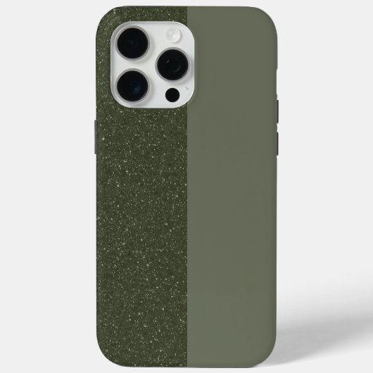 Aangepaste Moss Green Dual-Tone iPhone Case (Achterkant)