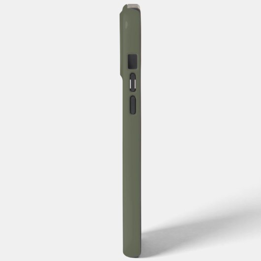 Aangepaste Moss Green Dual-Tone iPhone Case (Achterkant / Links)