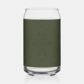 Aangepaste Moss Green Glitter Drinkware Glass Can Blikvorm Glas (Links)