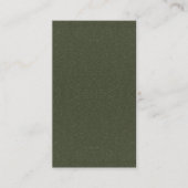 Aangepaste Moss Green Glitter Texture Referral Kaa (Voorkant)