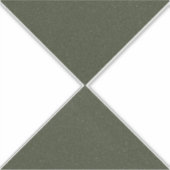 Aangepaste Moss Green Hourglass Sticker (Voorkant)