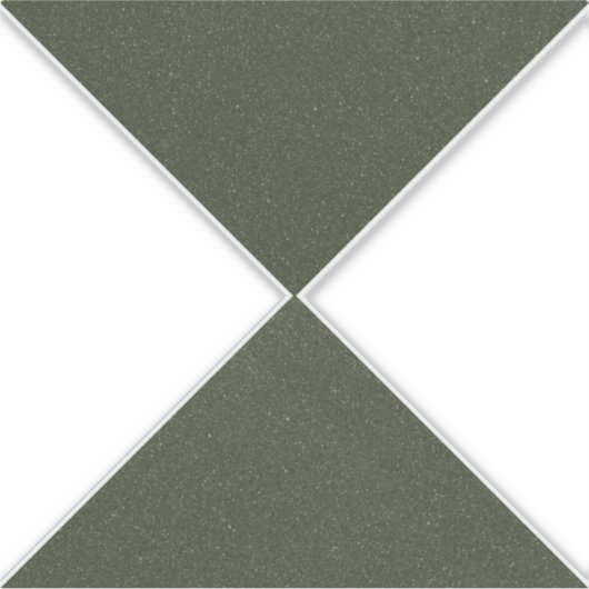 Aangepaste Moss Green Hourglass Sticker (Voorkant)