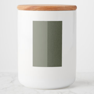 Aangepaste Moss Green Label Jar – Bulk Ready Voedselcontainer Etiket