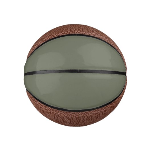 Aangepaste Moss-Green Mini Basketbal (Voorkant)